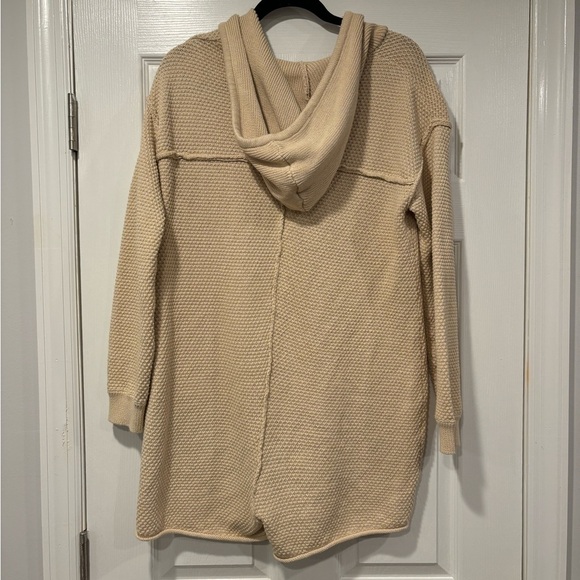 Free People Ryleigh Hailee Sweater Romper Onesie Neutral Cream - Picture 4 of 5